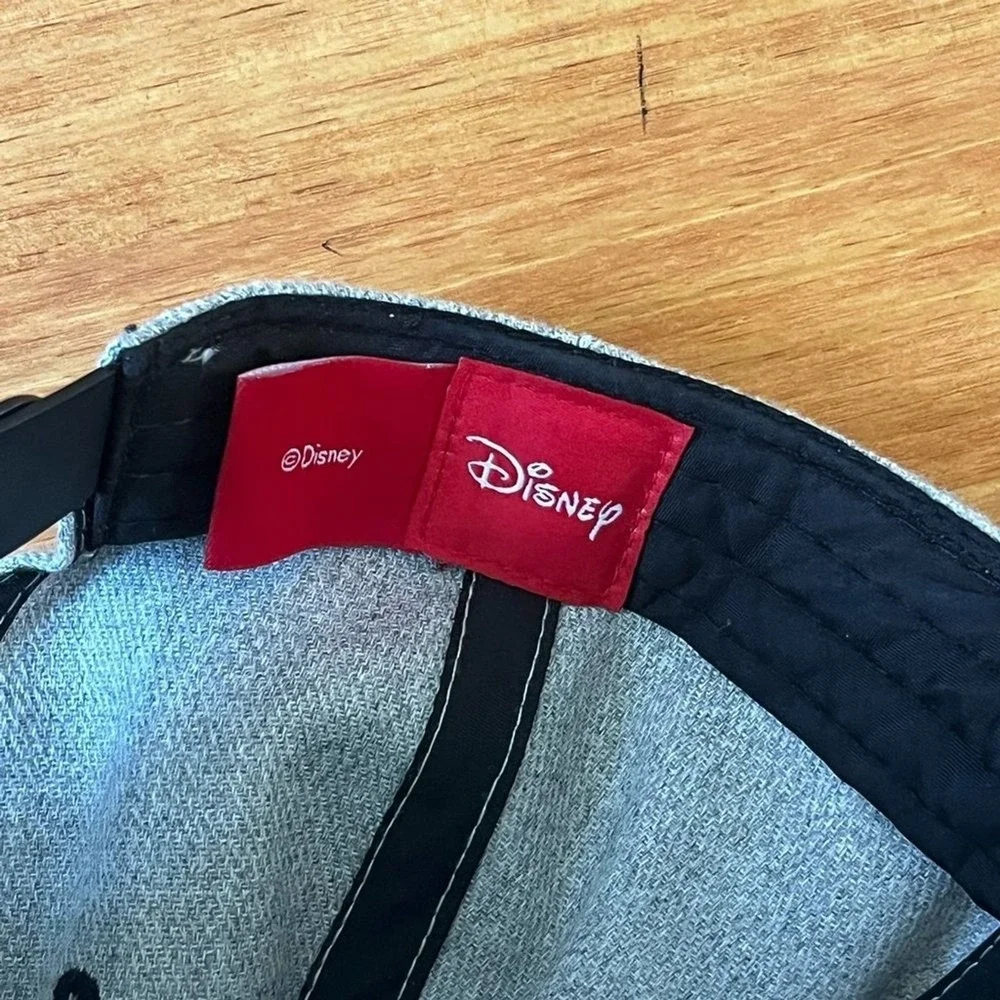 Disney Mickey Mouse Kids Hat Cap - Embroidered Gray and Black OSFM